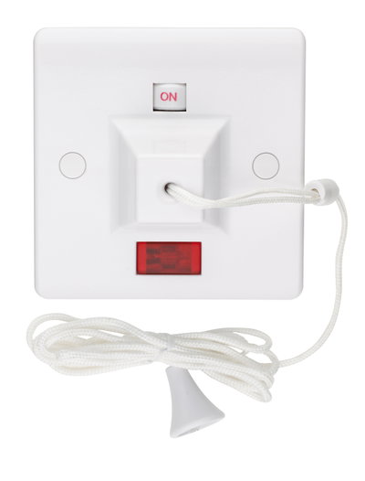 45A Double Pole Ceiling Switch With Neon Indicator