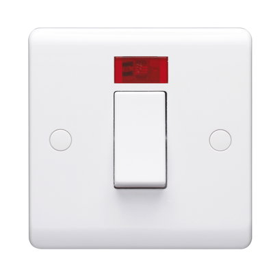 45A 1 Gang Double Pole Control Switch With Neon Indicator