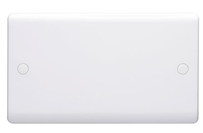 2 Gang Blank Plate