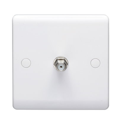 1 Gang Outlet F-Type Satellite Socket