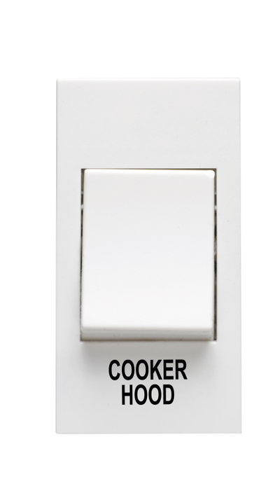 20A 1 Gang Double Pole Grid Switch Module Printed 'Cooker Hood'