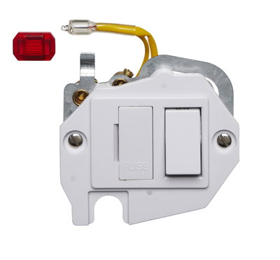 13A Double Pole Switched Fused Connection Unit With Neon Interior