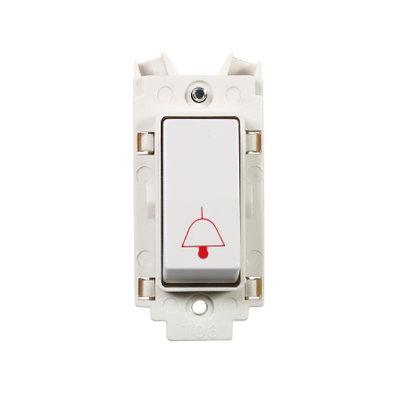 10A 2 Way Retractive Grid Switch Module With Bell Symbol