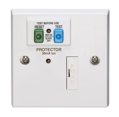 13A Unswitched Fused Connection Unit With 30mA RCD Protection