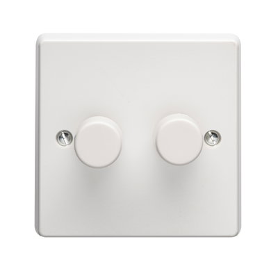 2 Gang 400 Watt Dimmer