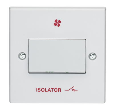6A Triple Pole Fan Isolator