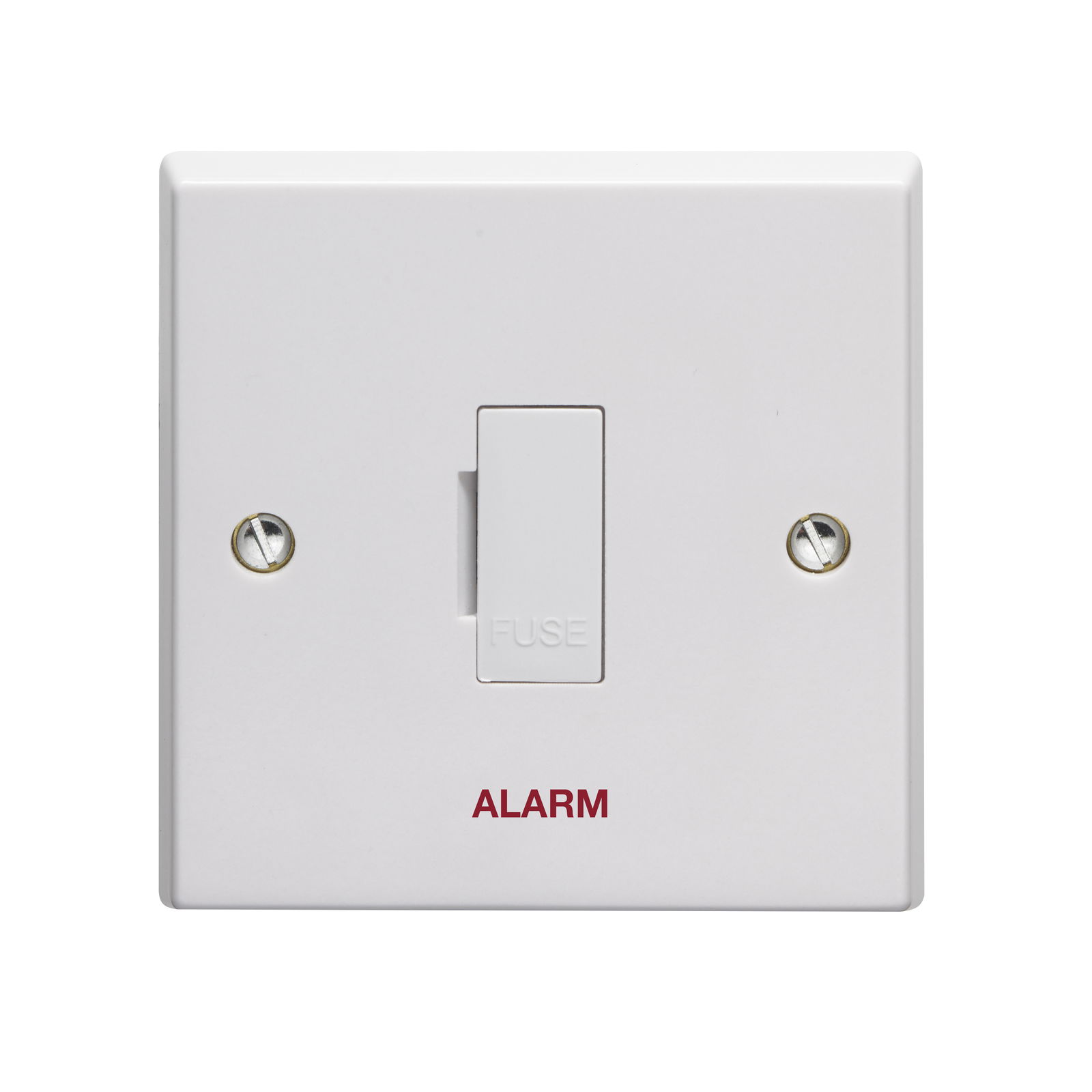 13A Unswitched Fused Connection Unit Printed 'Alarm'