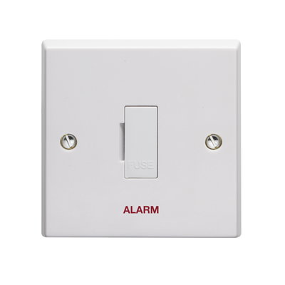 13A Unswitched Fused Connection Unit Printed 'Alarm'