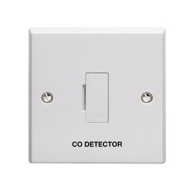 13A Unswitched Fused Connection Unit Printed 'CO Detector'