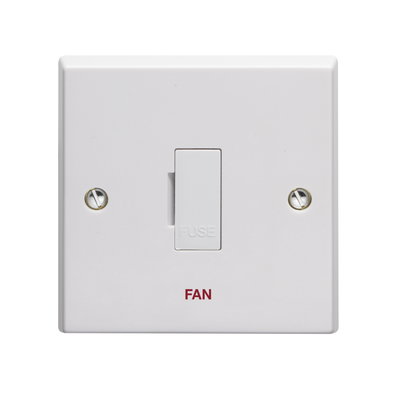 13A Unswitched Fused Connection Unit Printed 'Fan'