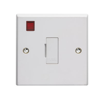 13A Unswitched Fused Connection Unit With Neon Indicator
