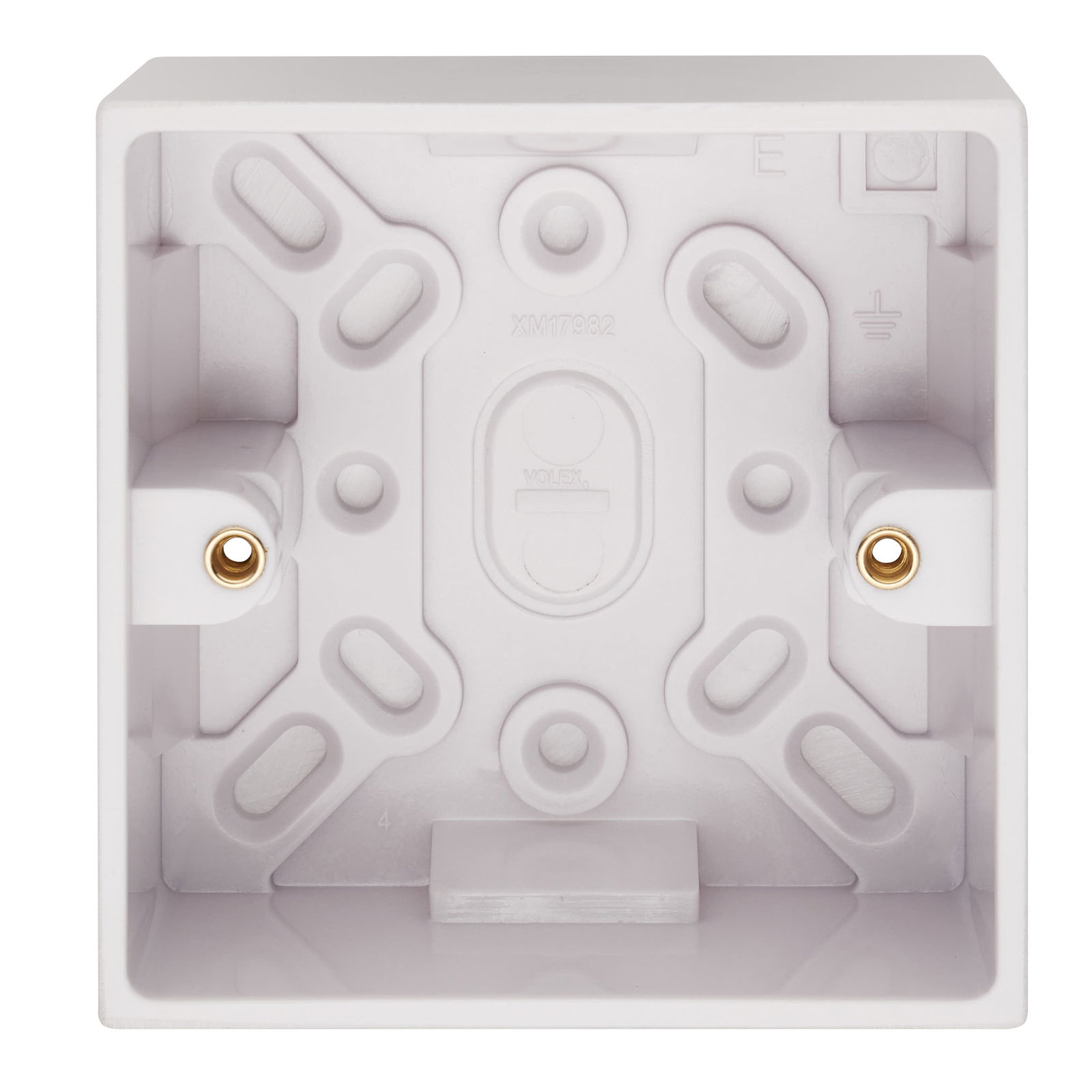 1 Gang Moulded Surface Installation Box 42mm Depth