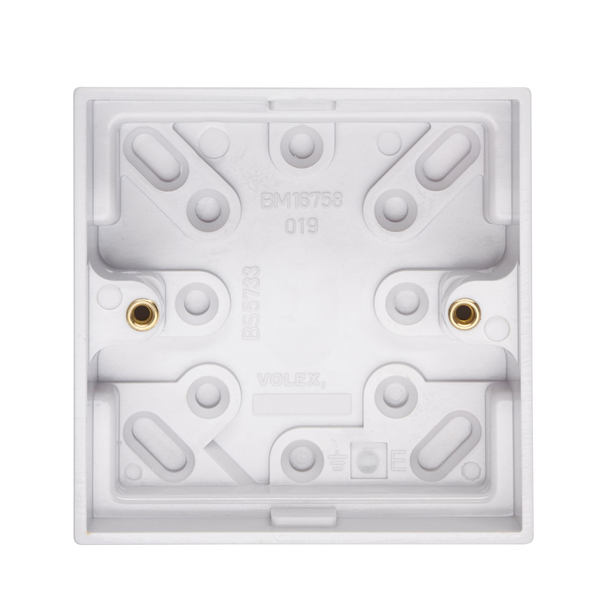 1 Gang Moulded Surface Installation Box 29mm Depth