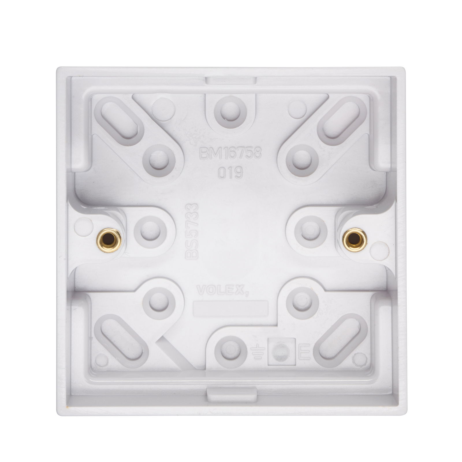 1 Gang Moulded Surface Installation Box 29mm Depth