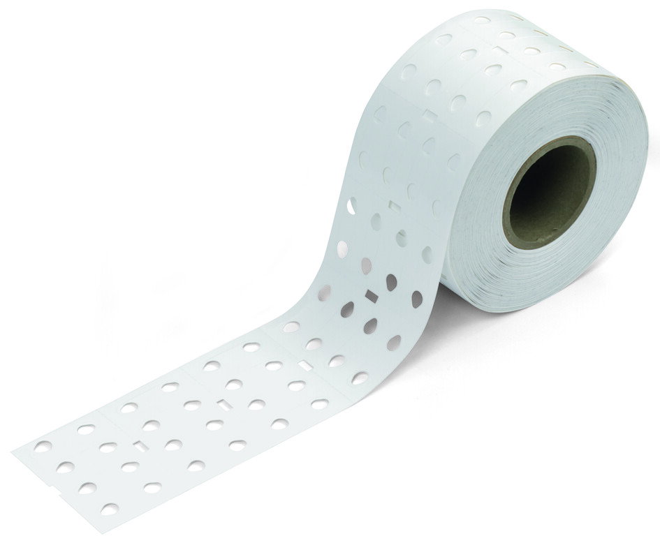 Conductor markers for thread-on mounting for TP printers white