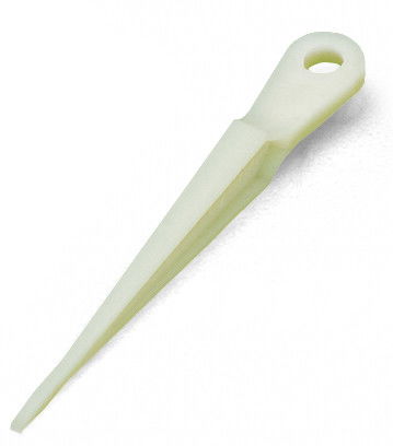 Operating tool made of insulating material white