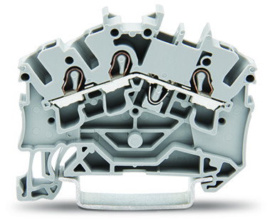3-conductor through terminal block 2.5 mm² suitable for Ex e II applications gray