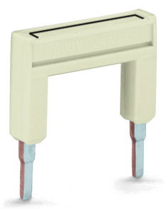 Jumper from 1 to 4 insulated light gray