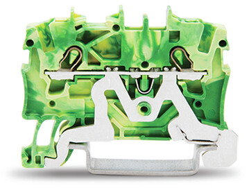 2-conductor ground terminal block 1.5 mm² suitable for Ex e II applications green-yellow