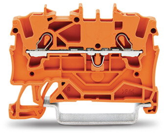 2-conductor through terminal block 1.5 mm² suitable for Ex e II applications orange
