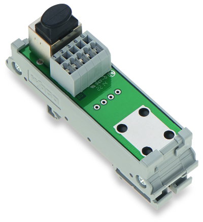 Interface module RJ-45 PCB terminal blocks
