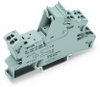Relay socket 1 changeover contact for 15 mm basic relays gray