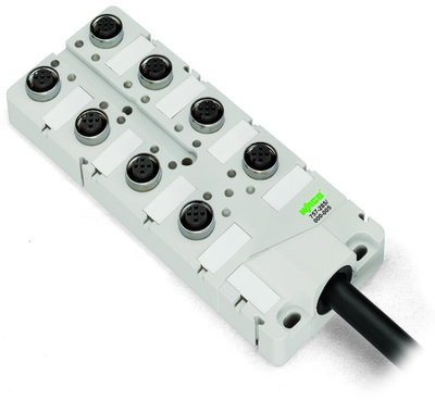 M12 sensor/actuator box 6-way 5-pole