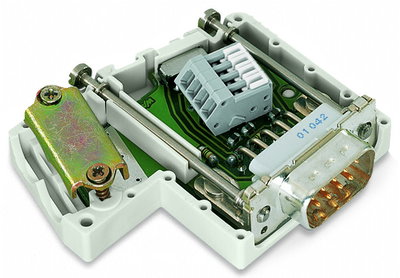 Fieldbus Connector PROFIBUS with D-sub male connector 9-pole light gray