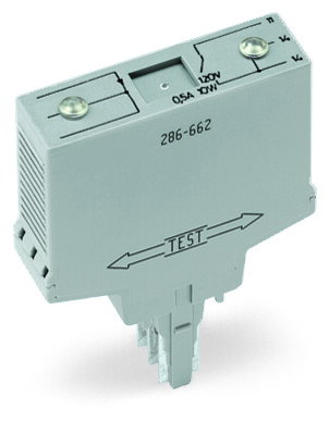 Current flow monitoring module DC currents Monitoring range: 0.4 A – 3.5 A light gray