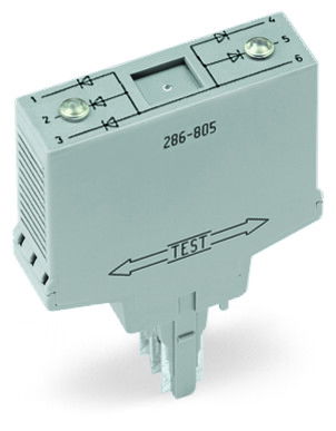 Component module with diode with 9 pcs Diode 1N4007 gray