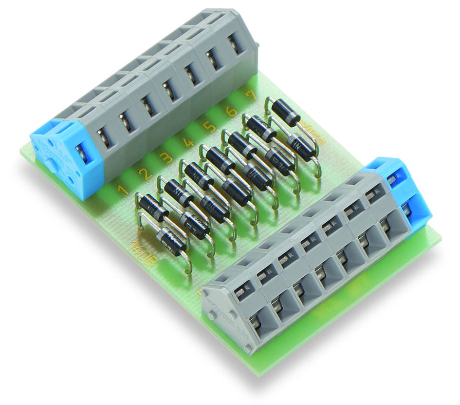 Component module with diode with 14 pcs Diode 1N4007