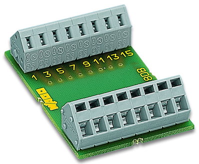 PCB for self-assembly with 8 mounting positions