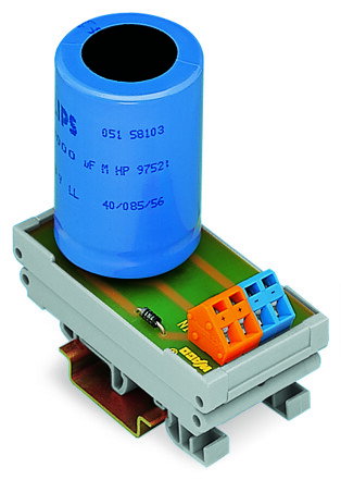 Component module with capacitor 1 pcs Capacity: 10 mF gray