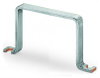U-shaped busbar Cu 10 mm x 3 mm for 5 I/O silver-colored