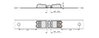 Board-to-Board Link Pin spacing 4 mm 1-pole white