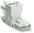H-distribution connector 4-pole Cod. A white