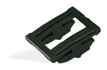 Locking lever for flying leads for tool operation black