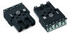 Plug 3-pole Cod. A black