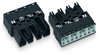 Plug 4-pole Cod. A black