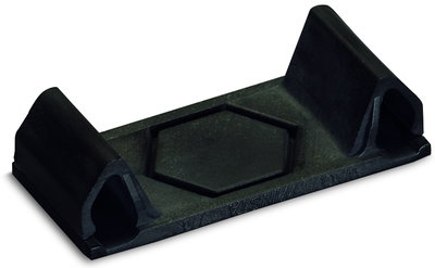 Lockout cap 3-pole for cutouts black