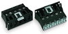 Snap-in plug 5-pole Cod. A black