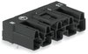 Plug for PCBs angled 5-pole black