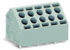 2-conductor PCB terminal block 1.5 mm² Pin spacing 5 mm gray