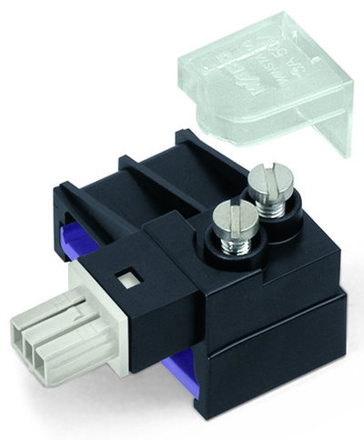 Tap-off module for flat cable 5 x 2.5 mm² + 2 x 1.5 mm² light gray