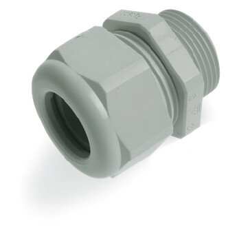 Cable fitting M25 x 1.5 with O-ring Plastic black