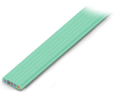 Flat cable B2ca 5G 2.5 mm² green