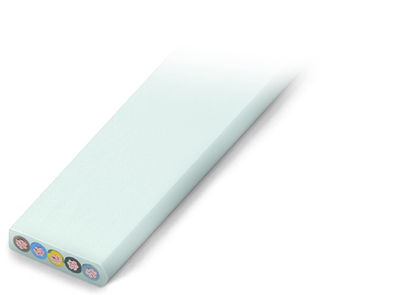 Flat cable B2ca 5G 10 mm² light gray