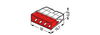 PUSH WIRE® splicing connector for solid conductors max. 2.5 mm² transparent