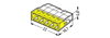 PUSH WIRE® splicing connector for solid conductors max. 2.5 mm² transparent