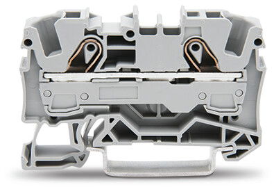 2-conductor through terminal block 6 mm² suitable for Ex e II applications gray